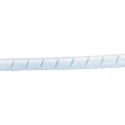 RS PRO Spiral Cable Wrap Polyethylene Natural Colour 12mm Nominal Diameter 32mm Maximum Bundle Diameter 811-7636