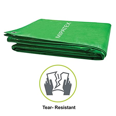 mipatex-tarpaulin-sheet-200-gsm-12ft-x-12ft-waterproof-heavy-duty-poly-tarpaulin-green-46496