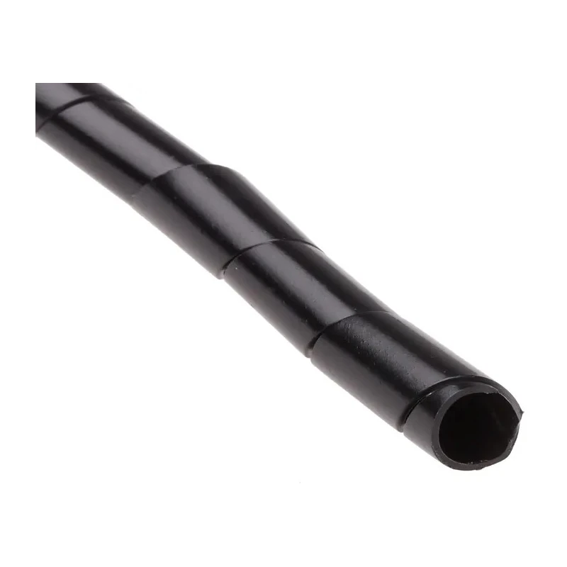 RS PRO Polyethylene Spiral Cable Wrap Black 12 mm Nominal Diameter 30.5 m Length 811-7642