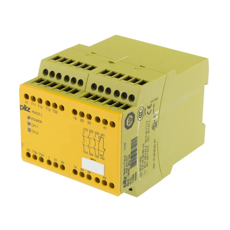 Pilz PNOZ 1 24V AC Safety Relay with 3 Safety Contacts and 1 Auxiliary Contact 775600