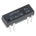Celduc PCB Reed Relay SPST 5V Coil 10W Power 380 Ω Resistance 100V DC Max 0.5A Max D71A2110