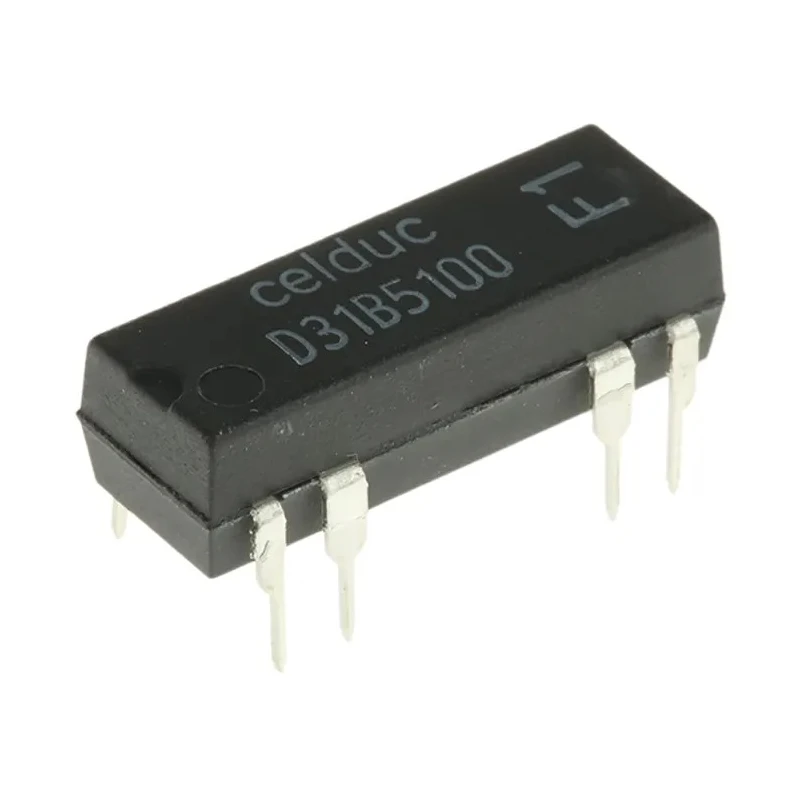 Celduc PCB Reed Relay 12V dc Coil SPNC Contact Configuration 100V dc Max 0.5A Max D31B5100