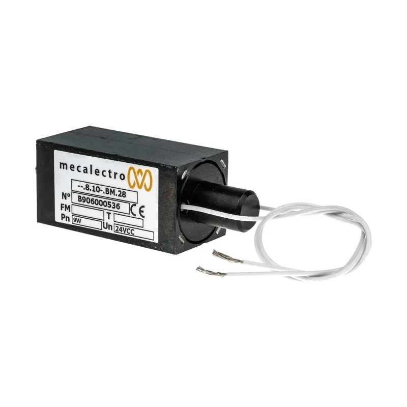 Mecalectro Solenoid Interlock Switch 8 10 Series, Power to Unlock, 24V DC, 9W, IP40, 60x30x30 mm 8 10 BM 28