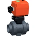 Georg Fischer Motorised Valve 1 in Pipe Size 230V 10 bar Polyvinyl Chloride Body 199127405