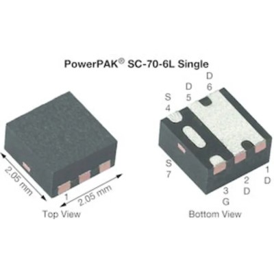 Vishay Siliconix TrenchFET N-Channel MOSFET 12 A, 60 V, Enhancement Mode, 6-Pin SC-70-6L SiA106DJ-T1-GE3