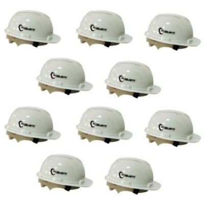 Buy Robustt X Shree Jee Nape Type Adjusment-Safety White Helmet