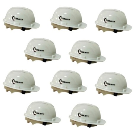 Buy Robustt X Shree Jee Nape Type Adjusment-Safety White Helmet