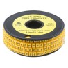 RS Pro EC Slide-On Cable Marker Black Pre-printed Legend "F" for 3.6 mm to 7.4 mm Cable Diameter 5 mm Length 812-0981