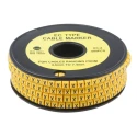 RS Pro EC Slide-On Cable Marker Black Legend X for 3.6 mm to 7.4 mm Cable Diameter 5 mm Length 812-1041