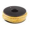 RS PRO Slide-On Cable Marker, Black, Pre-printed "5", Suitable for 3.5 mm to 7 mm Cable Diameter 812-1089