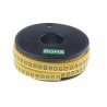 RS PRO Slide-On Cable Marker Black Pre-printed B for 3.5 mm to 7 mm Cable 812-1102