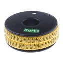 RS PRO Slide-On Cable Marker Black Pre-printed Earth Legend PVC 7mm Max Cable Diameter 3.5mm Min Cable Diameter 812-1206