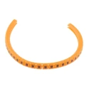 RS PRO Snap-On Pre-Printed Cable Marker for 3-3.4 mm Cable Diameter, Black Legend "9", Orange Polyamide 6 MB1 812-1275