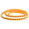 RS PRO Snap-On Pre-Printed Cable Marker Black Legend "B", Polyamide 6, 3.0-3.4 mm Cable Diameter 812-1287
