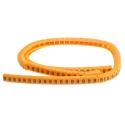 RS PRO Snap-On Cable Marker Black Pre-Printed Legend "8" for 4-5 mm Cable Orange MB-2 812-1411