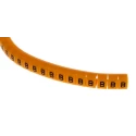 RS PRO Snap-On Pre-Printed Cable Marker with Black "B" Legend, Polyamide 6 Orange Marker, Fits 4-5 mm Cable Diameter 812-1427