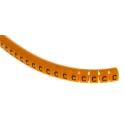 RS PRO Snap-On Pre-Printed Cable Marker with Legend "C", Orange Polyamide 6, Fits 4-5 mm Cable Diameter 812-1436
