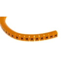 RS PRO Snap-On Cable Marker, Black, Pre-Printed "M", Snap-On Fixing, Polyamide 6, 4-5 mm Cable Diameter 812-1467