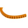 RS PRO Snap-On Cable Marker, Black, Pre-Printed "M", Snap-On Fixing, Polyamide 6, 4-5 mm Cable Diameter 812-1467