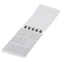 RS PRO Cable Marker White Pre-printed 46/90 Adhesive Vinyl Coated Cloth 33mm x 5.6mm 812-1534