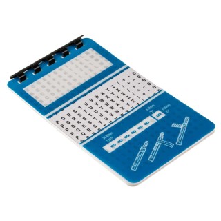 RS PRO Self-Adhesive Cable Marker White Pre-printed +, /, A to Z, 0 to 15 812-1537