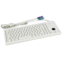 Cherry Wired PS2 Compact Trackball Keyboard AZERTY Grey G84-4400LPBFR-0
