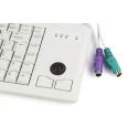 Cherry Wired PS2 Compact Trackball Keyboard AZERTY Grey G84-4400LPBFR-0