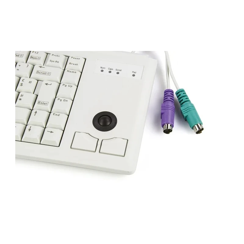 Cherry Wired PS2 Compact Trackball Keyboard AZERTY Grey G84-4400LPBFR-0
