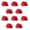 Robustt X Shree Jee Nape Type Adjusment-Safety Red Helmet (Pack of 10)