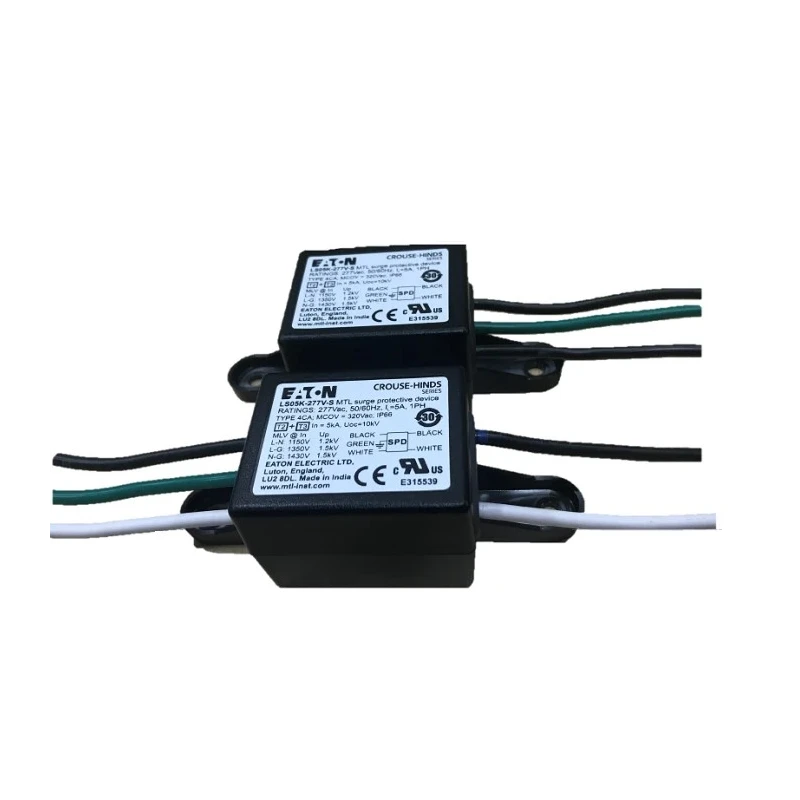 Eaton 1 Phase Industrial Surge Protector 10 kA 277 V AC Flange MLLS05K-277V-S