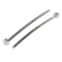 SES Sterling Earthing Strap Bronze Body and Strap Material with Electrogalvanised Steel Cap and Screw 28 mm 06190007000