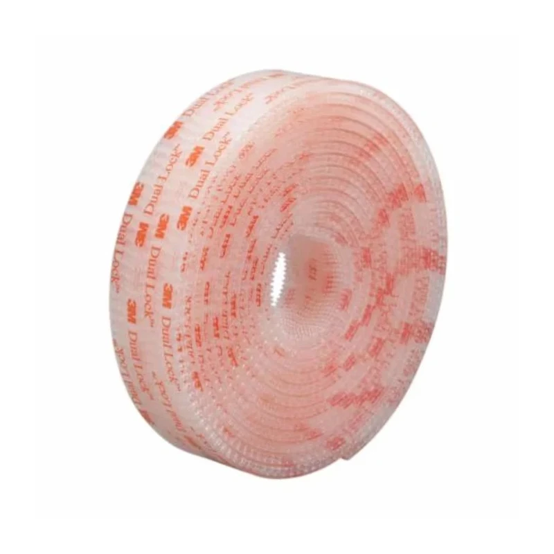3M Transparent Dual Lock Reclosable Fasteners Tape, 25mm Width x 45.7m Length 3M SJ3560 Pack