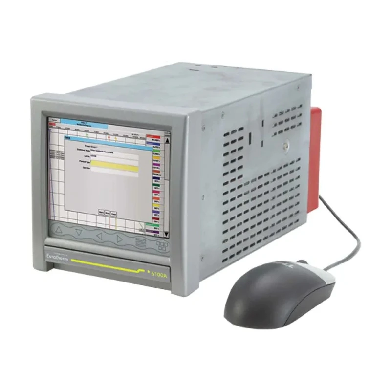 Eurotherm 3-Channel Paperless Chart Recorder with Thermocouple Measurement 0.1% Accuracy 6100A/U18/PANEL/NOLCK/06GROUP/BATCH