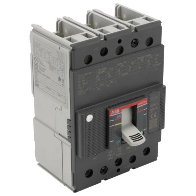 ABB Molded Case Circuit Breaker 3-Pole 200A, Breaking Capacity 37.5 kA, Fixed Mount XT3N