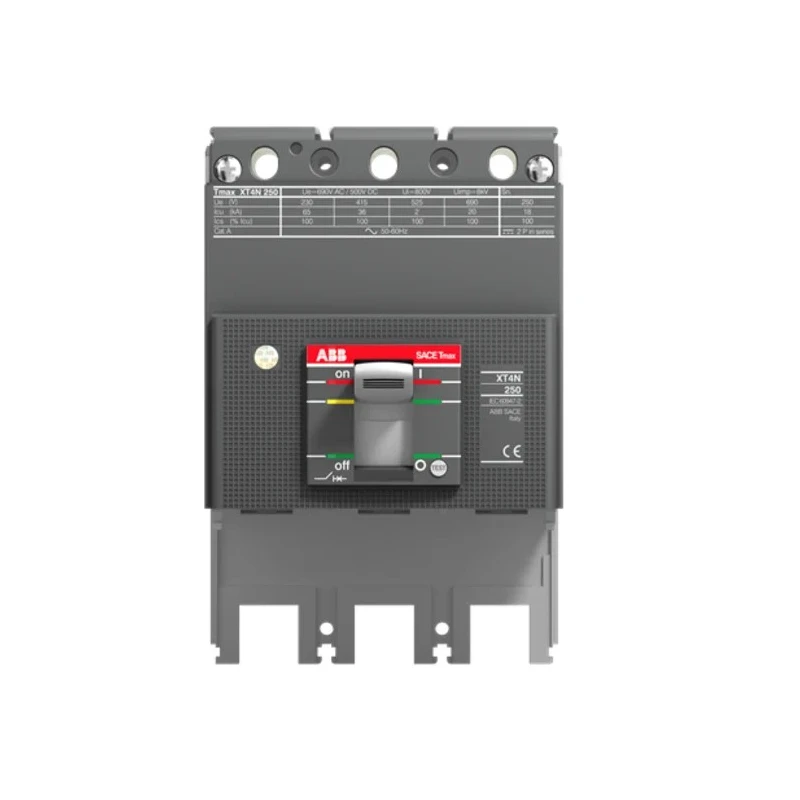 ABB Tmax XT Molded Case Circuit Breaker 3-Pole 160A Breaking Capacity 150 kA Fixed Mount 690V 1SDA068292R1 XT4L 160 BLOC FF