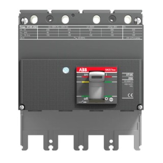 ABB Molded Case Circuit Breaker 4-Pole 160A 100 kA Breaking Capacity Fixed XT4H 1SDA068296R1 XT4H 160 BLOC FF