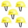 Robustt X Shree Jee Nape Type Adjusment-Safety Yellow Helmet (Pack of 5)