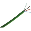 RS PRO Cat5 Ethernet Cable 50 m Green U/UTP PVC 300V CH-Cat5