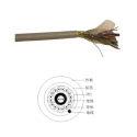 RS PRO Data Cable 9 Pairs 18 Cores 0.22 mm² 100 m Grey Sheath Polyvinyl Chloride 812-4713