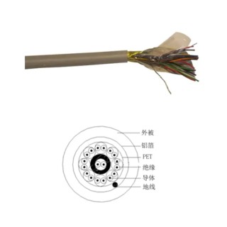 RS PRO Data Cable 9 Pairs 18 Cores 0.22 mm² 100 m Grey Sheath Polyvinyl Chloride 812-4713