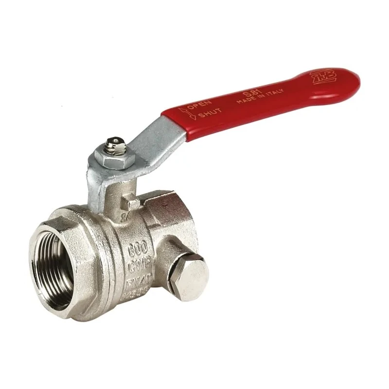 RS PRO Nickel Plated Brass Threaded Full Port Ball Valve 2 in BSP 16 Bar 812-5154
