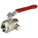 RS PRO Nickel Plated Brass Threaded Threaded 2-Way Ball Valve BSP 16 bar 812-5166