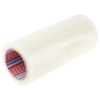 Tesa Transparent Polyethylene Backing Acrylic Adhesive Masking Tape 250mm x 100m 4848 PV1 Model 04848-00002-01