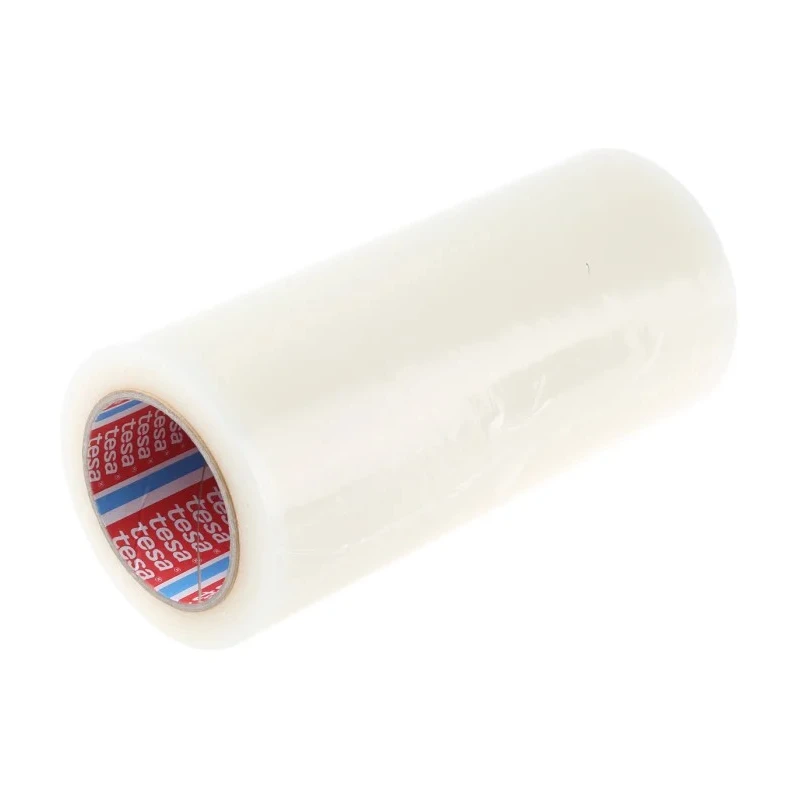Tesa Transparent Polyethylene Backing Acrylic Adhesive Masking Tape 250mm x 100m 4848 PV1 Model 04848-00002-01