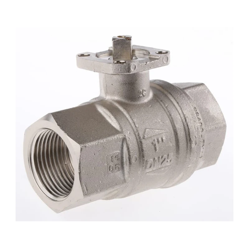 RS PRO Brass Female Female 2-Way Ball Valve 1 in Port Size 40 bar Maximum Pressure Model 812-5233