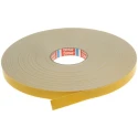 Tesa White Adhesive Foam Tape 19mm Width x 50m Length, 1.15mm Thickness, Acrylic Adhesive, Double-Sided 04952-00533-00