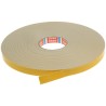 Tesa White Adhesive Foam Tape 19mm Width x 50m Length, 1.15mm Thickness, Acrylic Adhesive, Double-Sided 04952-00533-00