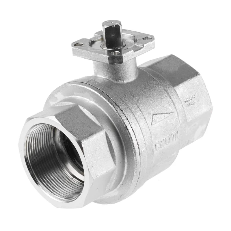 RS PRO Brass Female Female 2-Way Full Port Ball Valve 2 in Pipe Size 40 bar 170°C 812-5249