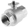 RS PRO Brass Female Female 2-Way Full Port Ball Valve 2 in Pipe Size 40 bar 170°C 812-5249