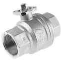 RS PRO Brass Female Female 2-Way Full Port Ball Valve 2 in Pipe Size 40 bar 170°C 812-5249